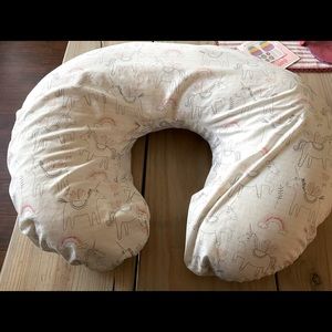 Bobby nursing pillow with removable unicorn cover